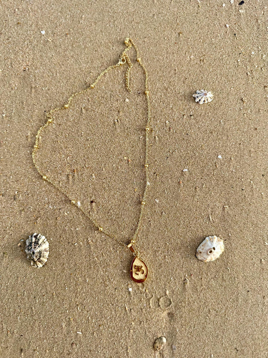 Coquí Taíno Necklace | 18K Gold Stainless Steel |
