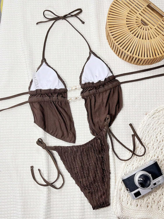 Halter Top Bikini 🐸