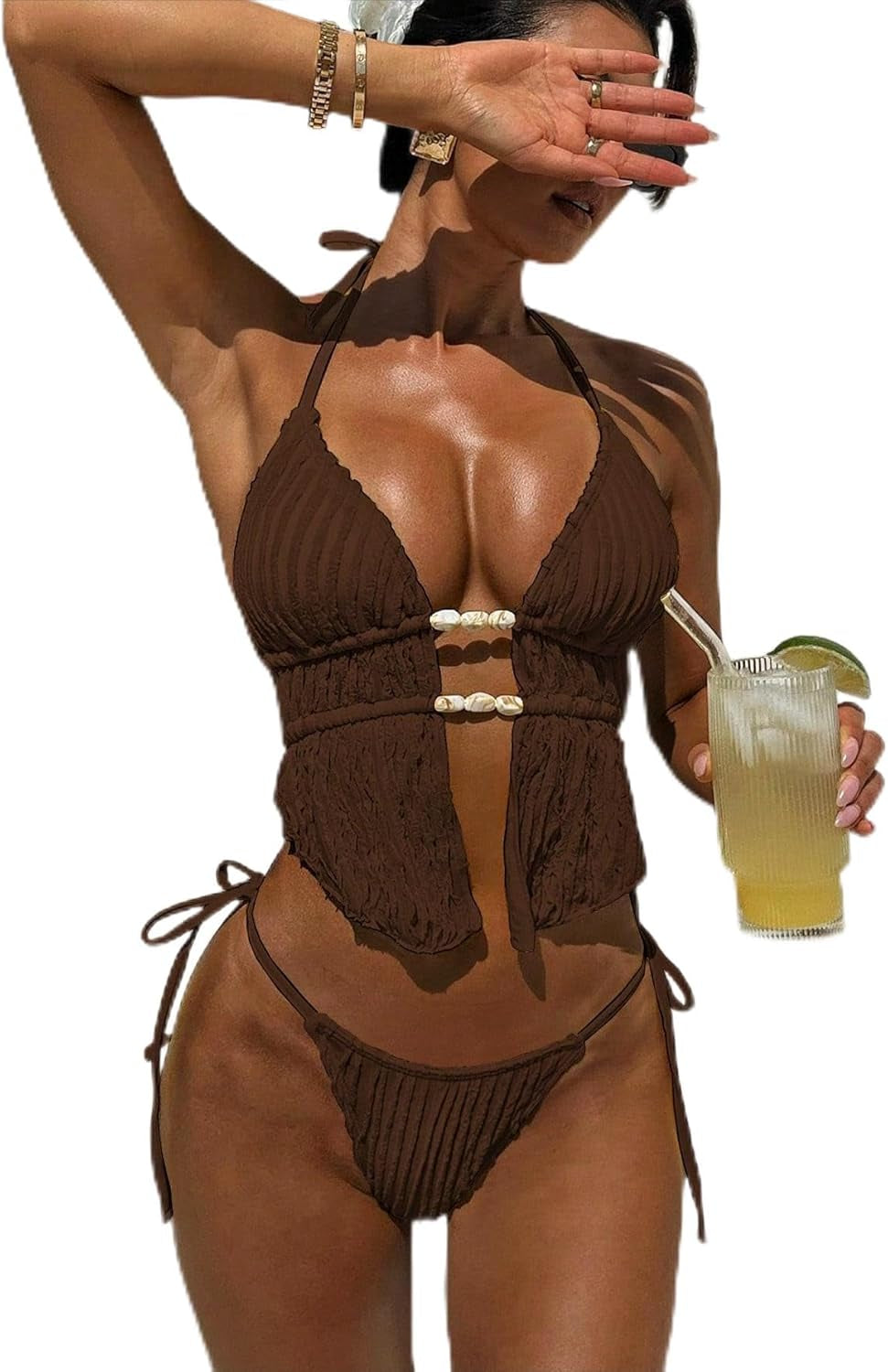 Halter Top Bikini 🐸